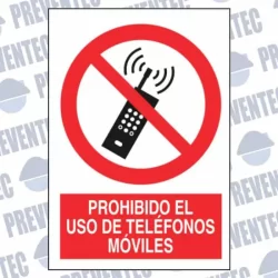 Prohibido el uso de teléfonos móviles