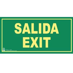 Señal salida exit