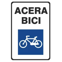 Señal acera bici