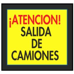 Señal bolsas plástico