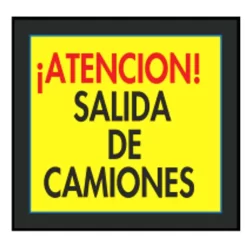 Señal bolsas plástico