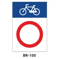 Señal ciclo-ruta BR-100