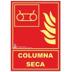 Señal columna seca