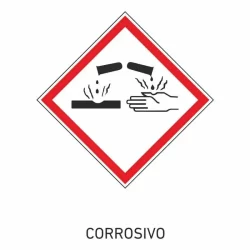 Señal corrosivo