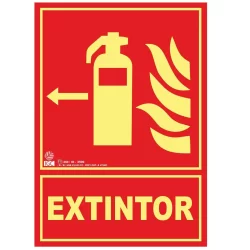 Señal de lucha contra incendios