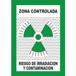 Señal de peligro radiactivo