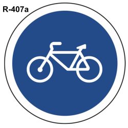 Señal de tráfico carril bicicletas