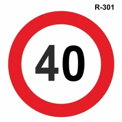 Señales de tráfico velocidad