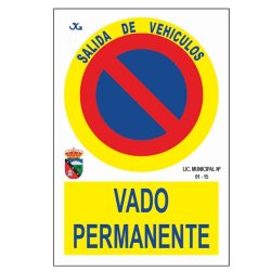 Señal de vado