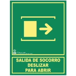 Señal deslizar para abrir