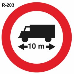 Señal limitación de longitud