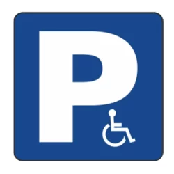 Señal para pilares de parking