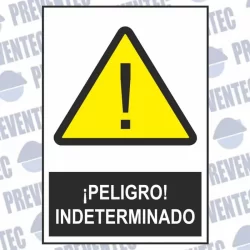 Señal peligro indeterminado