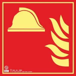 Señal pictograma equipo contra incendios