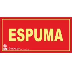 Señal de socorro texto espuma