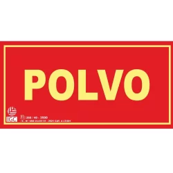 Señal socorro de polvo