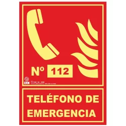 Señal teléfono emergencias 112