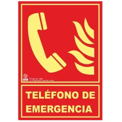 Señal teléfono de emergencia