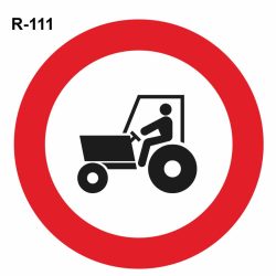 Señal tráfico R111