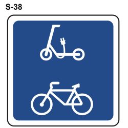 Señal tráfico S-38