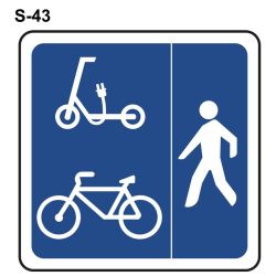 Señal tráfico S-43