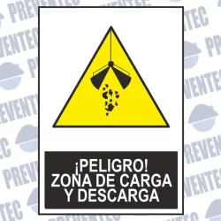 Señal zona carga y descarga