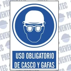 Uso obligatorio casco y gafas