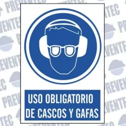 Uso obligatorio de cascos y gafas