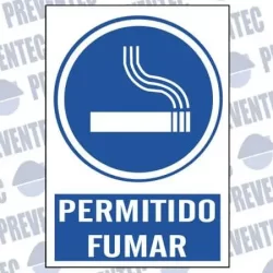 Señales de seguridad de trabajo fumar