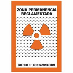 Señal de radiactividad