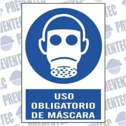 Uso obligatorio de máscara