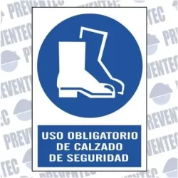 Uso obligatorio calzado seguridad