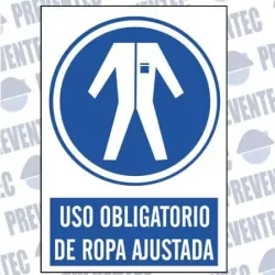 Señalizaqción de seguridad ropa ajustada