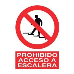señales-de-seguridad-prohibicion-acceso-escalera