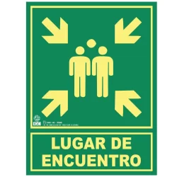 Señales de seguridad punto de encuentro
