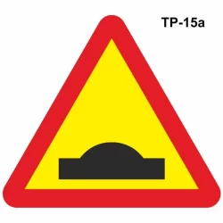 Señales de tráfico obras resalto