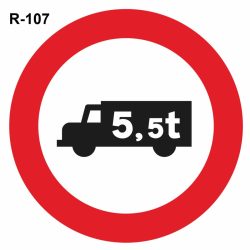Señales de tráfico R-107