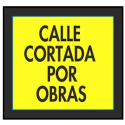 Señales en bolsas de plástico