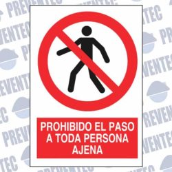 Señales prohibición riesgos laborales
