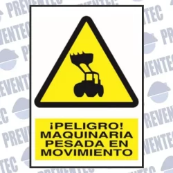 Señalización de maquinaria pesada