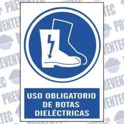 Uso obligatorio botas dieléctricas