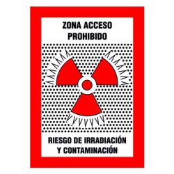 señalización-de-seguridad-de-riesgo-irradiacion-y-contaminacion