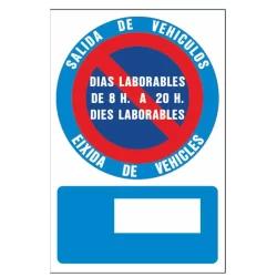 Señalización vados