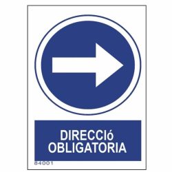Senyal de direcció obligatoria