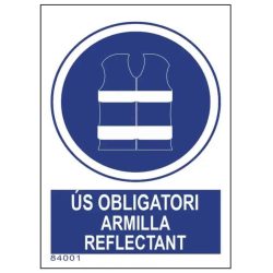 Senyal seguretat armilla reflectant