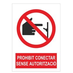Senyal perill conectar sense autoritzacio