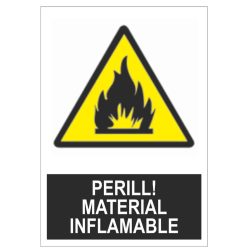 Senyal perill material inflamable