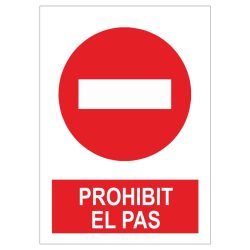 Senyal prohibit el pas