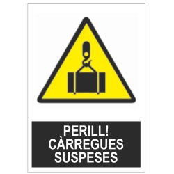 Senyal perill carregues suspeses