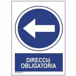 Senyal de seguretat orientació